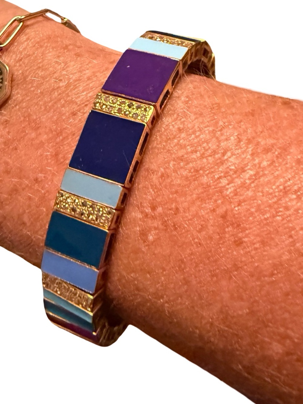 The Woods Fine Jewelry enamel cuff bracelet